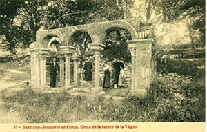 Fonte da Virxe no Sanatorio de Conxo