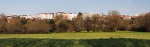 Panorámica dos prados das Brañas de Sar