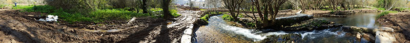 Vista panorámica da presa Vista panorámica da presa