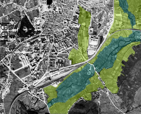 Ortofoto Brañas de Sar no 1957 Ortofoto Brañas de Sar no 1957