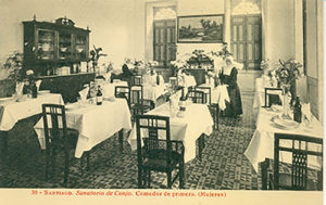 Comedor de primeira nol Sanatorio de Conxo