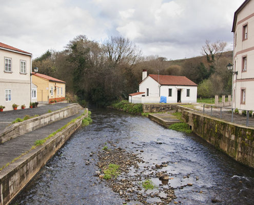 Río Sar desde a ponte de Sar Río Sar desde a ponte de Sar